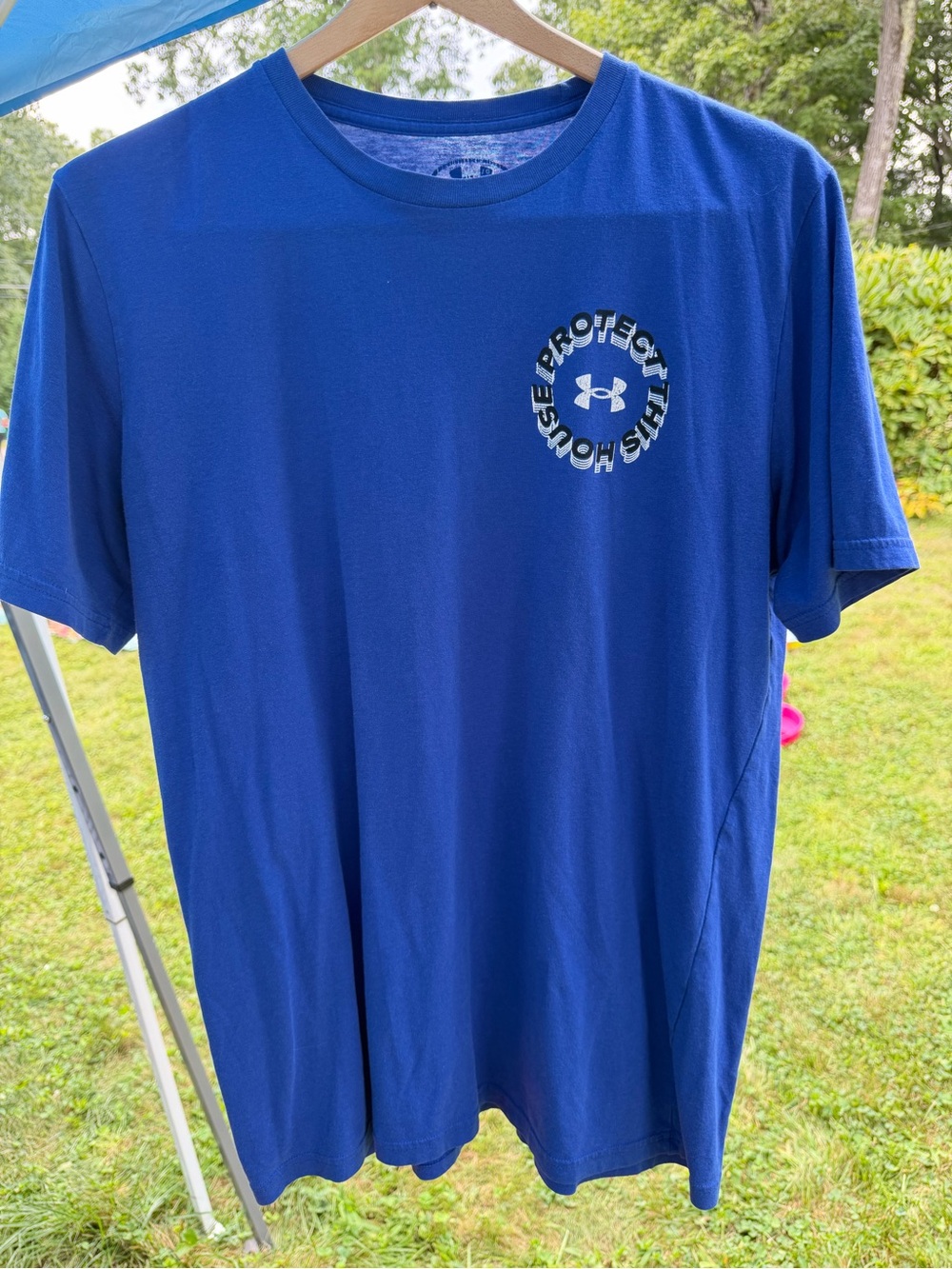 Under Armour Men’s Royal Blue Short Sleeve Logo Tee